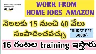 WORK FROM HOME JOBS 2021 || AMAZON ATES 2021 ||  AMAZON JOBS 2021 ||