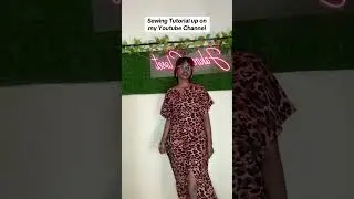 Bubu Dress with Front Slit Sewing Tutorial