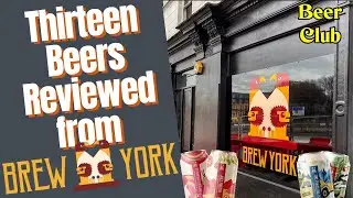 Thirteen Beers Reviewed from Brew York | Beer Club Compilation #5 | The Big Daddy D Reviews
