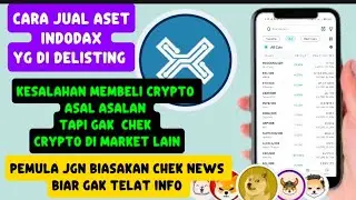 HOW TO SELL CRYPTO ASSETS THAT HAVE BEEN DELISTED ON INDODAX ‼️BE USUAL TO CHECK OTHER MARKETS BE...