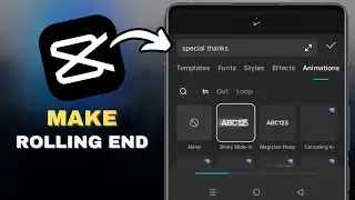 How To Make Rolling End Credits In CapCut in SECONDS!