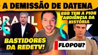 🚨Bastidores da demissão de Datena da RedeTV + BBB26 registra a pior audiência da história