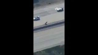 Un motard en fuite percut&eacute; &agrave; 240km/h en pleine course-poursuite