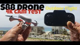 s88 Mini Led Color Drone | Outdoor Flight & 4k Camera Test