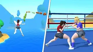 Body Boxing Race 3D 🥊👧💪 NEW GAME!! All Levels Gameplay Trailer Android,iOS, New Gameplay 2022