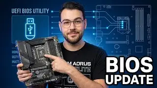 Как обновить BIOS на материнской плате GIGABYTE B860M AORUS ELITE | Руководство для плат Intel Ul...