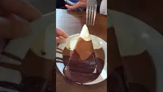 Carrot cake with triple chocolate at Italian Bear Chocolate, London