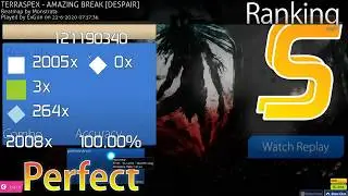 osu!catch | ExGon | TERRASPEX - AMAZING BREAK [DESPAIR] SS 353PP #1
