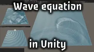 Can you simulate waves in Unity? Create realistic water effects using wave equation - Unity Tutorial