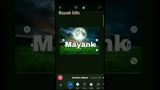 Trending Your Name Art Photo Editing - Mayank Editz #shorts #nameart