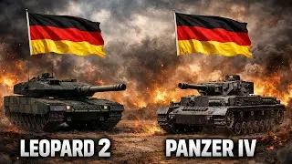 Современный танк против легенды Второй мировой | Leopard 2 vs Panzer IV