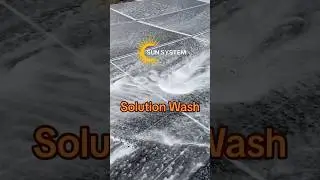 Solar panel cleaning #solarclean #solar #solarpanelmaintenance #solarpanelrepair #solarclean #short