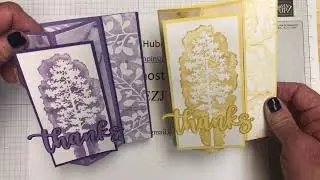 Amazing Silhouettes stamps and Amazing Thanks died