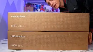 Meus Novos Monitores 4k 10bit IPS Samsung UR550