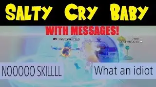 Salty Cry Baby WITH MESSAGES! (Burcol vs Th3L4gg1nDr4g0n) - Xenoverse Online Fights!