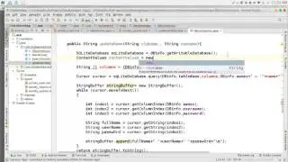175 Android Studio SQLite Update data