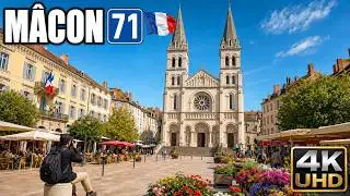 Macon (71) [4k] 112eme video - La ville du Beaujolais