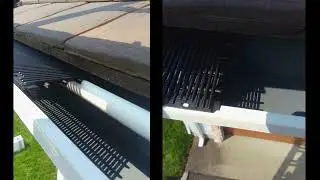 Simple gutter guard installation on Holmes Ave Monroe, NJ.
