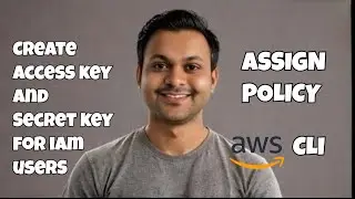 Create an access key and secret key for IAM users for AWS CLI