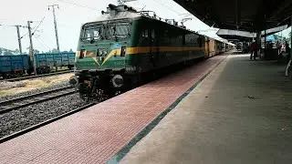 Powerful WAG 9 Locomotive With 03109 SDAH - BRC Summer Special SF Express Blasting At BRPA.