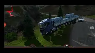 Truckers Of Europe 3 Semi Truck Transporting a Fertilizer Bags Sending From The Lech 