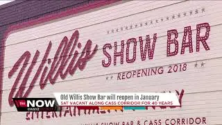 Old Willis Show Bar will reopen in Detroit's Cass Corridor in January