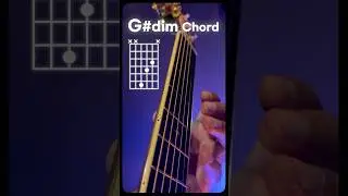 How to play the G#dim Chord on Guitar | Easiest Beginner Free Online Guitar Lessons