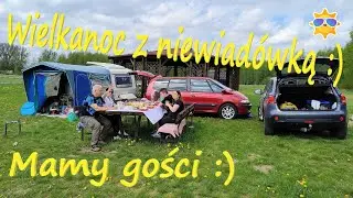 Wielkanoc nad jeziorem z przyczepą kempingową n 126 :)