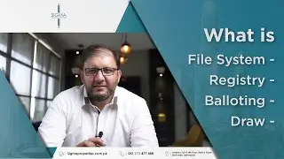 What is File and Registry | Balloting and Draw | Sigma Properties Islamabad