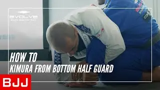 BJJ | How To Kimura From Bottom Half Guard
