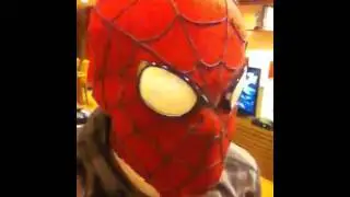 Homemade Spiderman Mask