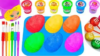 Oddly Satisfying Video l Making DIY Crazzu 6 Square Blue Slime Form SPRUNKI Cnsdy Unpacking Mix ASMR