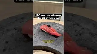 13 Course Lunch Omakase for $68 at Kuramoto in Tustin, California | #omakase #sushi #japanesefood