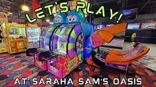 Game On!  Discover Sahara Sam's Oasis Arcade.