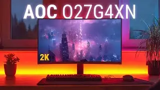 AOC Q27G4XN: UN MONITOR 2K BARATO QUE SORPRENDE 😯| No me esperaba esto por $200 ✅