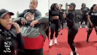Robert Rushing's Wife Toya Joins Him At Their Fitness Center For An Intense Workout! 🏋🏽&zwj;♂️