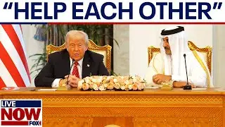 WATCH: President Trump & Qatar leader sign joint cooperation agreement