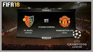 FC BASEL vs MANCHESTER UNITED - UEFA Champions League (UCL) - St. Jakob Park - FIFA 18 Gameplay