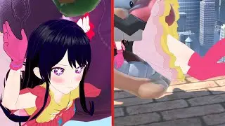 Ai Hoshino defeated and eaten! Wario Vs Ai Hoshino (Super Smash Bros Ultimate)
