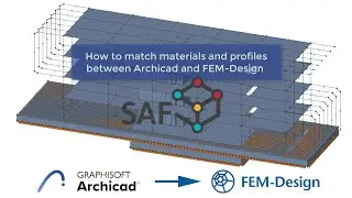 Setup Archicad's SAF Export to FEM-Design