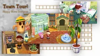 Happy Home Designer Town Tour, Animal Crossing