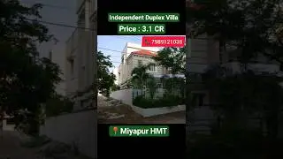 Semi Furnished Duplex Villa For Sale | Hyderabad Miyapur | Low Cost | Clear Title #shorts #ytshorts