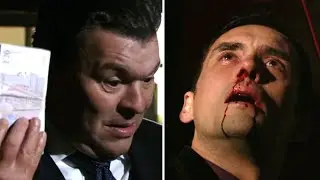 EastEnders - Derek Branning Beats Up Michael Moon (2nd February 2012)