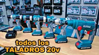TODOS LOS TALADROS inalambricos 20V TOTAL - TOTAL tools