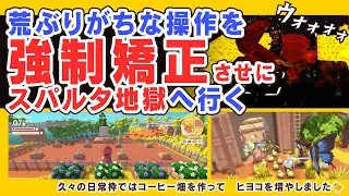 【Dinkum実況】荒ぶりがちな操作を改め、強制的に矯正させにスパルタ地獄（スーパホット）へ行く！日常枠ではコーヒー畑とヒヨコを増やしたよ🐤