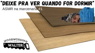 Como revestir peças de compensado com lâminas de madeira. Passo a passo com dicas.