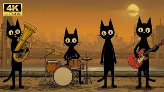 BLACK CATS Deep Bass Jazz Nights &mdash; The Most Relaxing Pomodoro Partner for Deep Focus