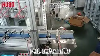 Leak test machine 4 heads for 1L round plastic bottles