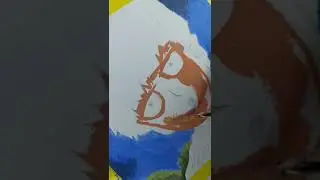 Wait for the end🤩 | Anime painting | acrylic painting | Shigeo | #shorts #youtube #anime #ytshorts