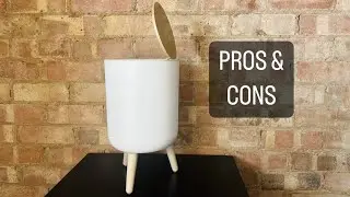 Modern White Bin & Black Bathroom Bin - Review!